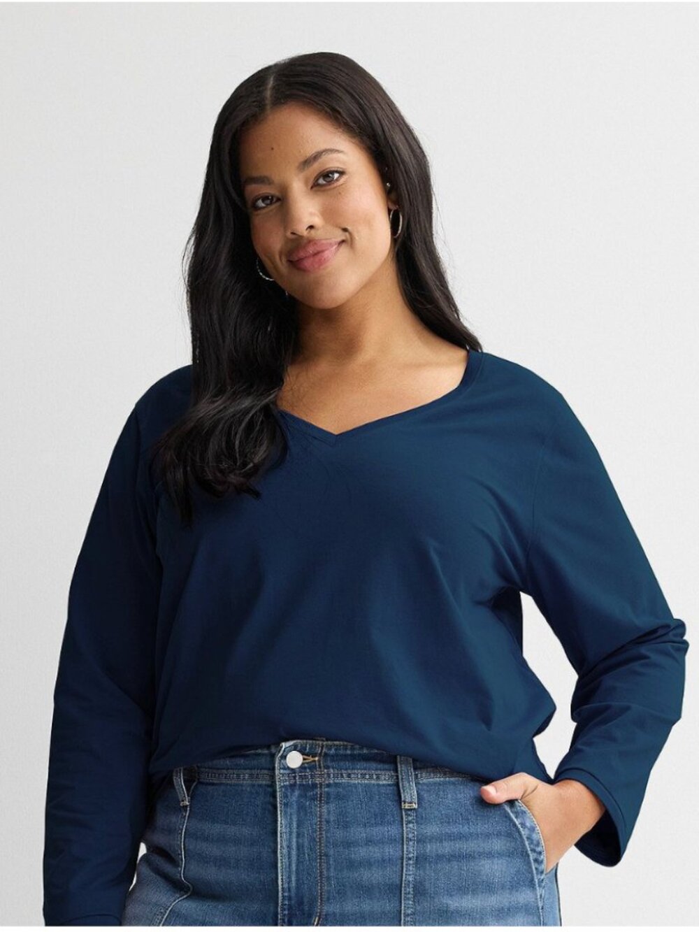 Sonoma Everyday Long Sleeve V-neck